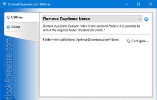 Remove Duplicate Notes for Outlook screenshot 1