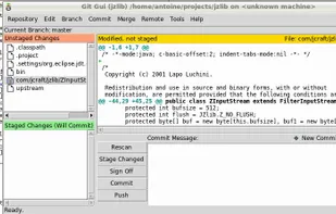 git-gui screenshot 1