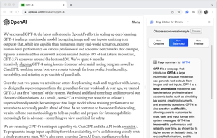 Copilot sidebar for Chrome screenshot 1