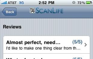 ScanLife screenshot 2