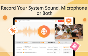 record system sound, microphone and both