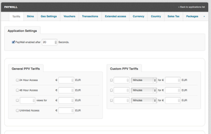 Simple and intuitive control panel.
