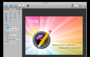 Voila window displaying the Annotation tools