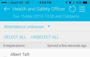 Arlo Training Management Software screenshot 2