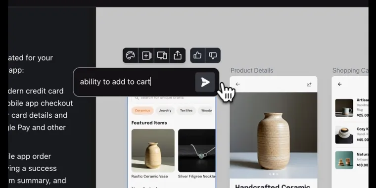 Google Stitch introduces Prompted Variants for customizable design iterations image