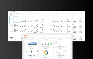 Rotated Texts and Charts