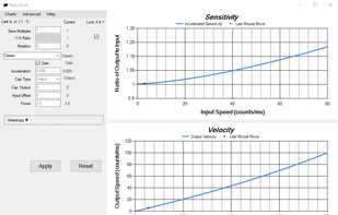 Raw Accel screenshot 1