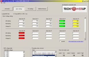 Radeon Bios Editor screenshot 3