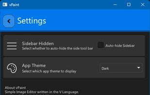 Settings UI