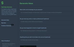 Saas Ideas generator