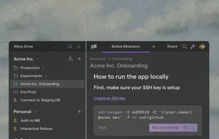 Warp Terminal screenshot 3