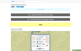 Startup Timelines screenshot 2