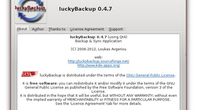 luckyBackup screenshot 1
