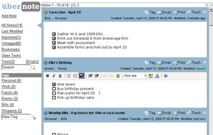 Task lists