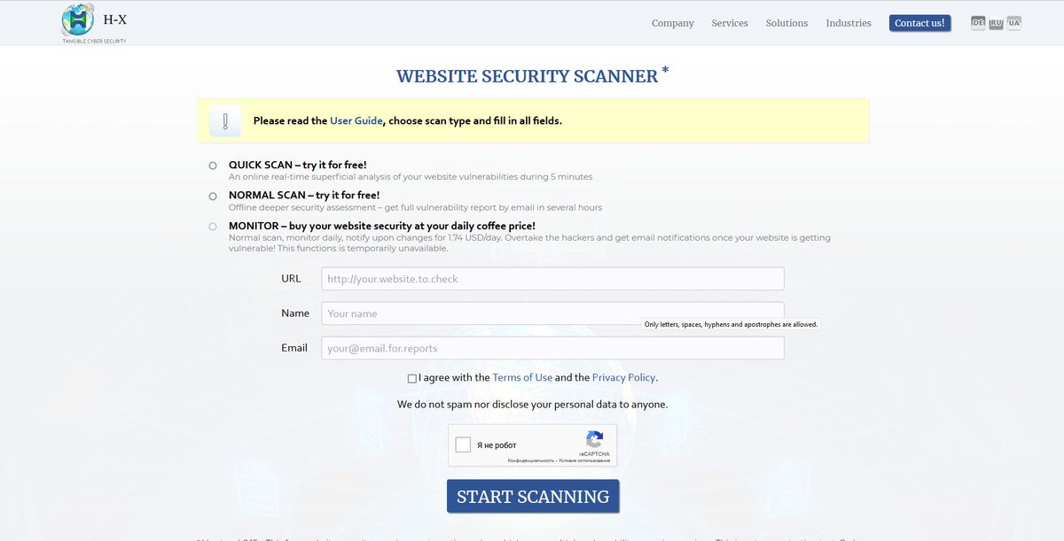 site Security Scanner Alternatives and Similar Sites / Apps