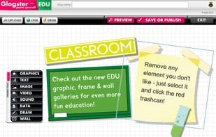 Glogster screenshot 2