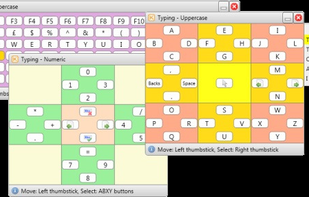 Alternative screen keyboard layouts