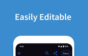 Shows the transcribed text being edited.