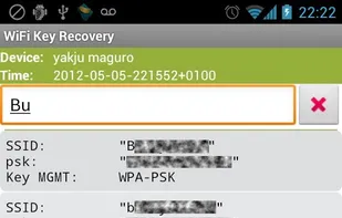 Wifi Key Recovery screenshot 1