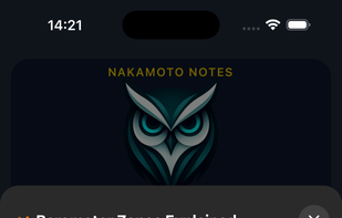 Nakamoto Notes screenshot 2