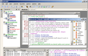 HydraIRC screenshot 1
