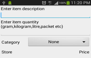 My Grocery List screenshot 1