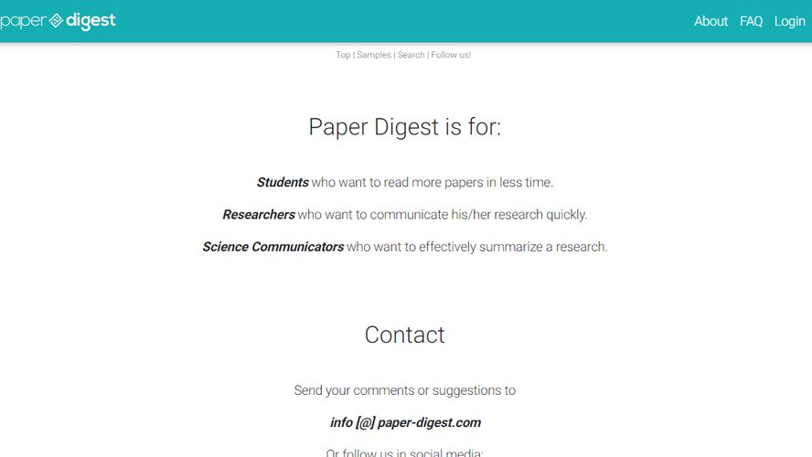 paperdigest Reduce reading time to 3 minutes!. AlternativeTo