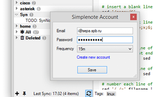 SynNotes screenshot 2