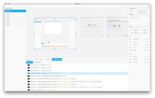 Runs like a normal browser, but with stage tools like you'd find in other apps such as Photoshop, or Sketch.