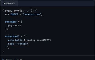 devenv screenshot 1