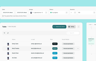 Page & Blocks: Use our block editor to build anything, from simple dashboards to daily tools like content calendars, post editors, and inboxes.