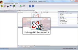 Exchange BKF Recovery Tool screenshot 1