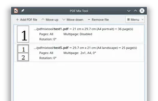 PDF Mix Tool screenshot 1