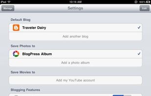 BlogPress screenshot 1