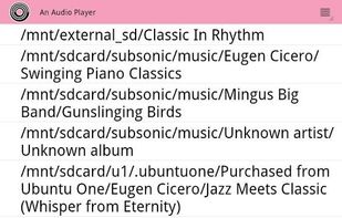 An Audio Player screenshot 2