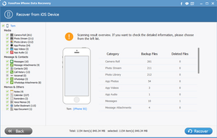 FonePaw iPhone Data Recovery screenshot 1