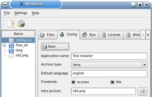 Nixstaller screenshot 2