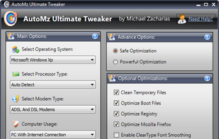 AutoMz Ultimate Tweaker screenshot 1