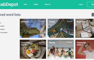 VocabDepot.com screenshot 1