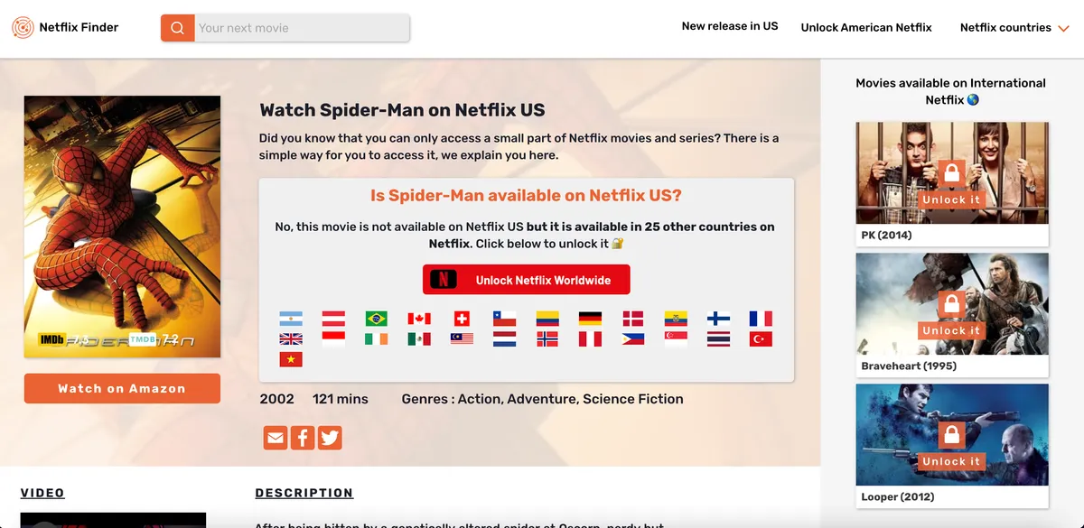 Netflix Finder Alternatives Top 10 Movie Streaming Services & Similar sites AlternativeTo