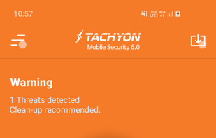 TACHYON Mobile Security screenshot 1
