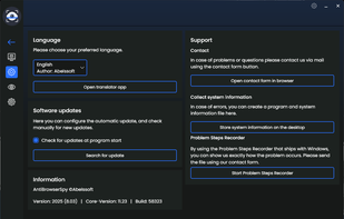AntiBrowserSpy screenshot 2