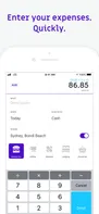 Enter your expenses.
Quickly.