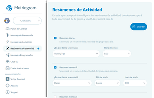 ?? Automatic summaries of what is discussed in the group (daily, weekly, or monthly)