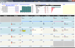 Budget Calendar on PC