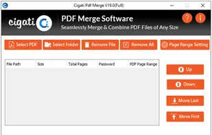Cigati PDF Merge screenshot 1