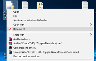 Shell Extension running on Windows 10 x64 by Giuseppe Pischedda