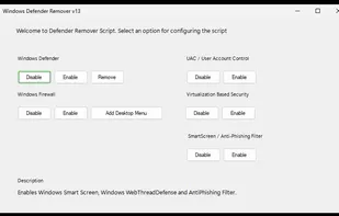 Defender Remover screenshot 1