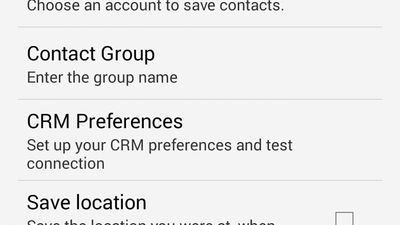 set save settings for recognized contacts
