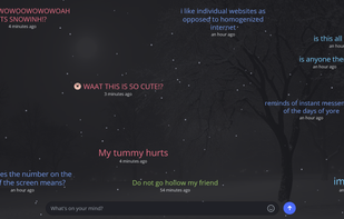 Cloudly is a public group chat for venting to strangers
